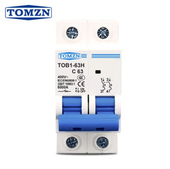 Tomzn 2P AC C Type MCB Circuit Breaker