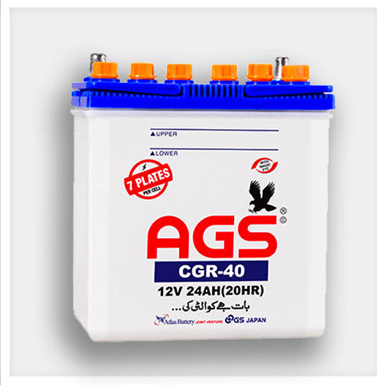 AGS CGR-40 24Ah Tubular Battery