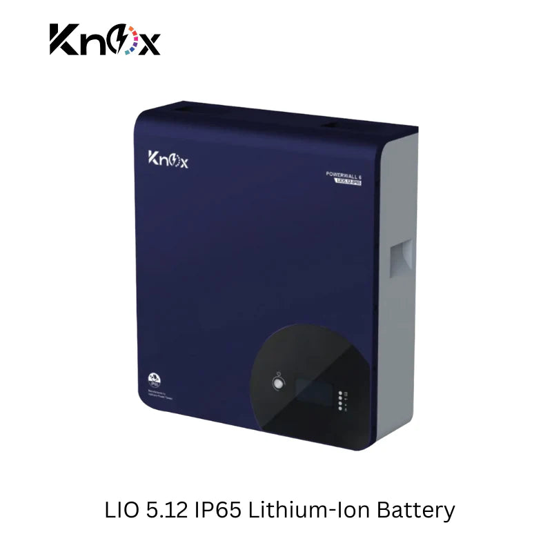 Knox Power Wall 6 IP65 - 51.2V 100Ah Lithium-Ion Battery (LIO 5.12) | 5.6kWh