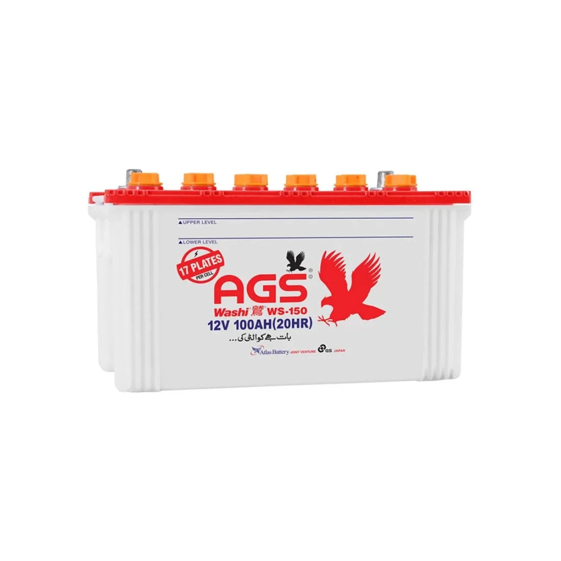 AGS WS-160 17PL 100AH Lead Acid Battery