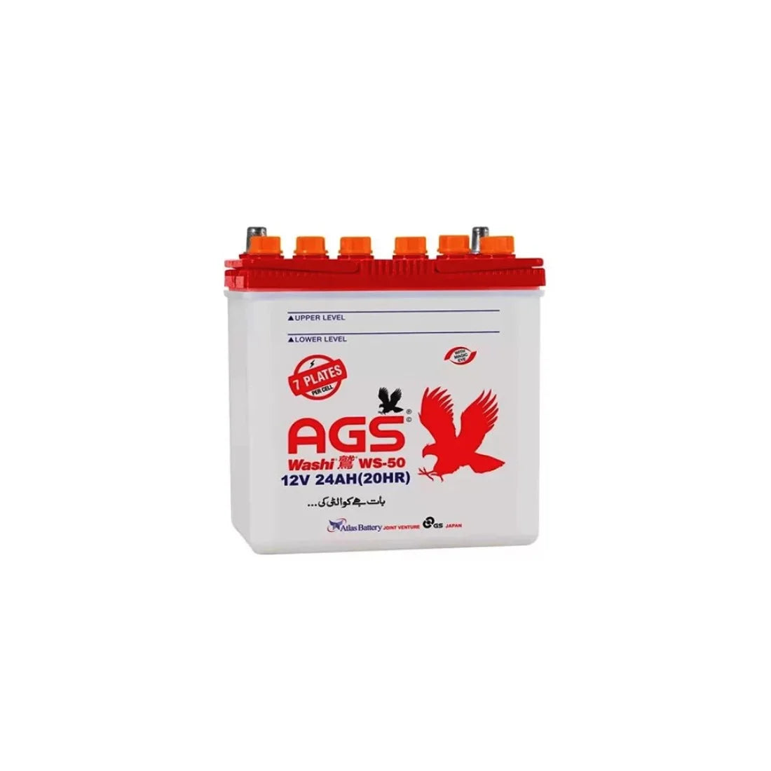 AGS WS-50 7PL 24AH Lead Acid Battery