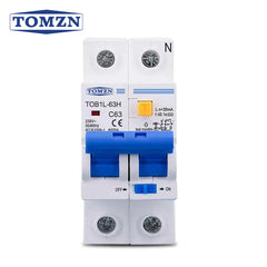 Tomzn 63 Amp RCBO – Reliable Residual Current Circuit Breaker with Overcurrent & Leakage Protection