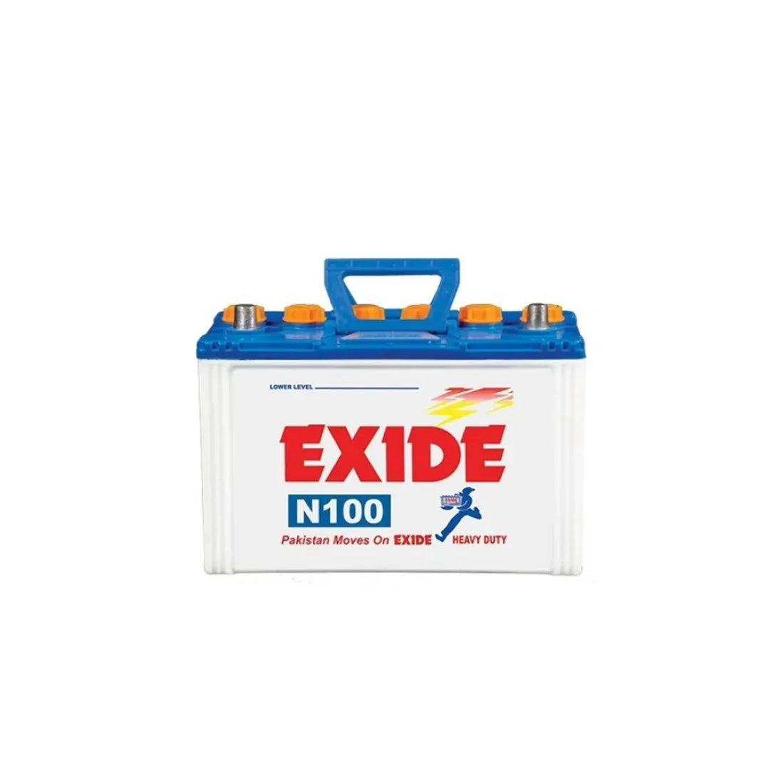 Exide N100 Lead Acid Battery 11 Plates 70 Ah