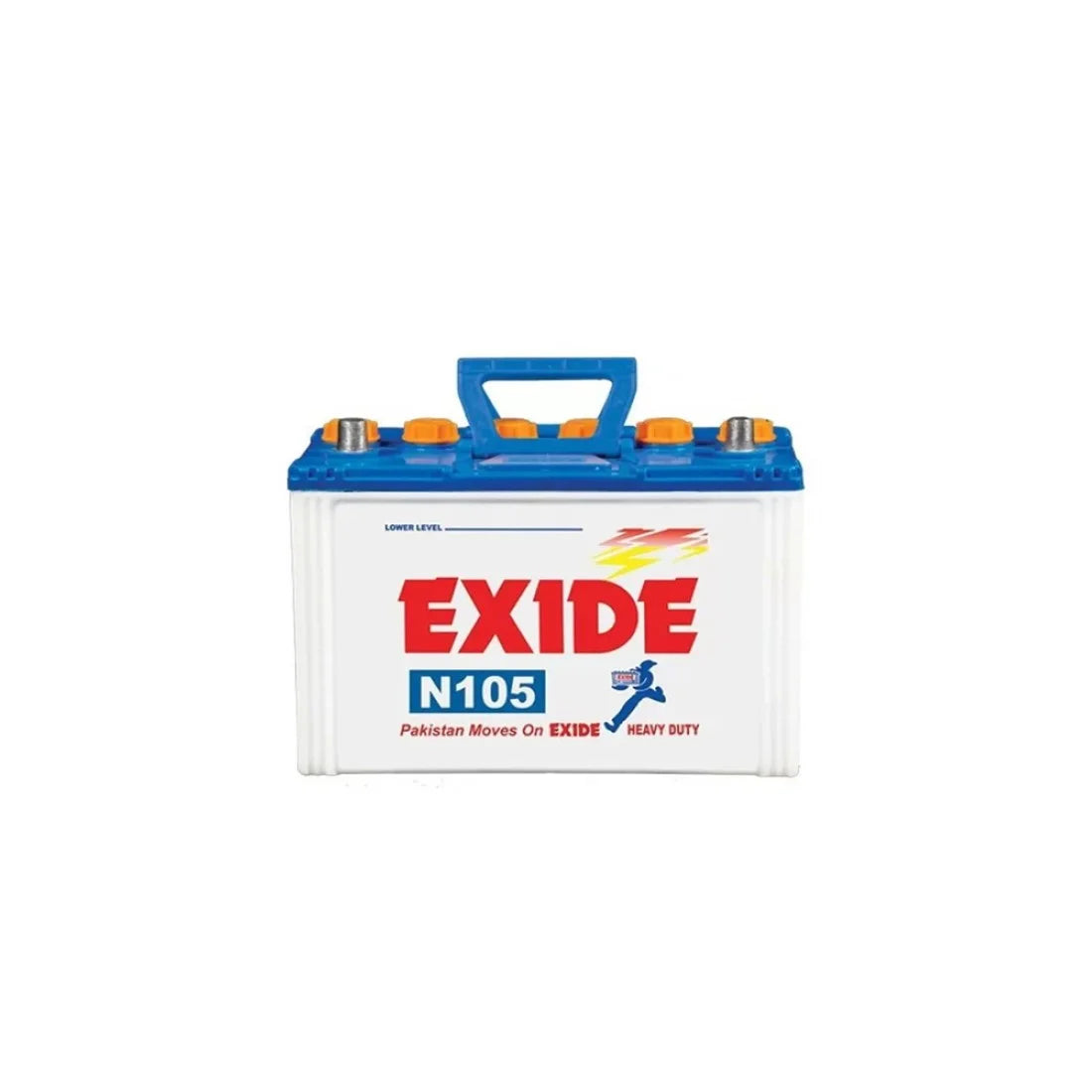 Exide N105 Lead Acid Battery 13 Plates 80 Ah
