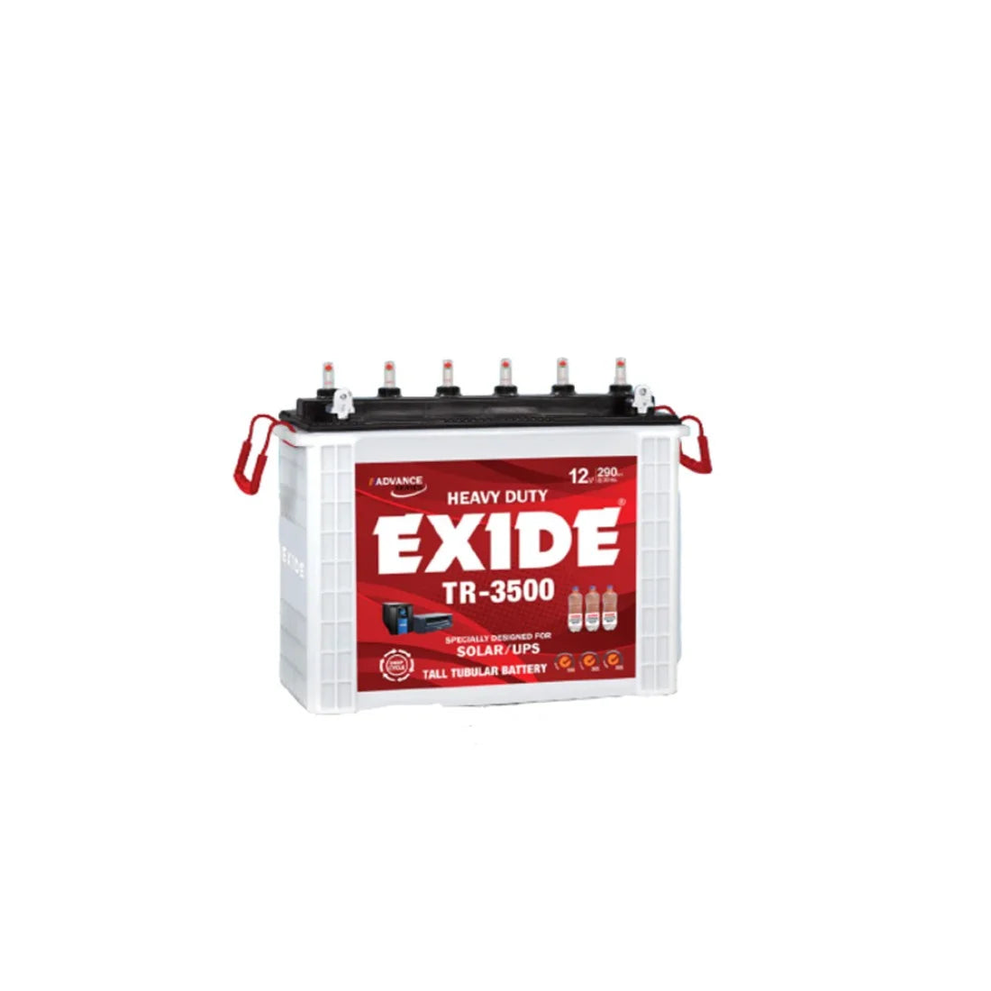 Exide TR-3500 9P 290Ah Heavy Duty Tall Tubular Battery