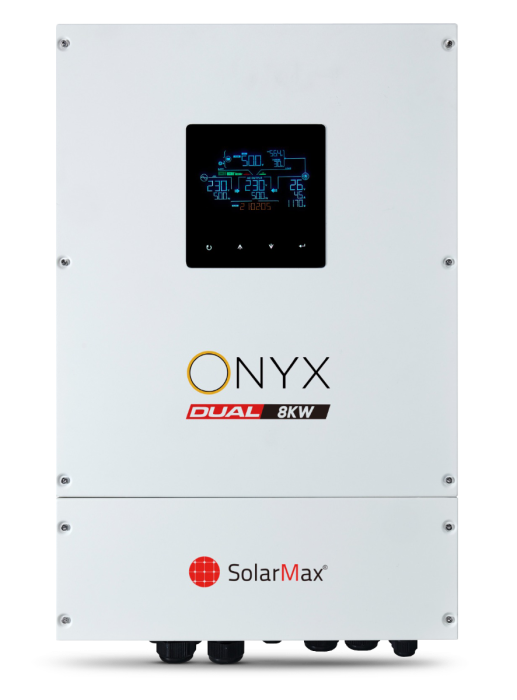 SolarMax SM-ONYX-DUAL-8KW (PV10000) Built-in WIFI & BMS Hybrid Solar Inverter