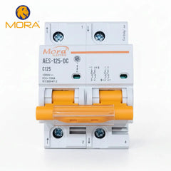 Mora 2P DC Circuit Breaker 125A Mora Battery Breaker DC 125A