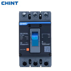 CHINT 3P AC 100A MCCB | Three Phase 3 Pole Circuit Breaker – Overload & Short Circuit Protection
